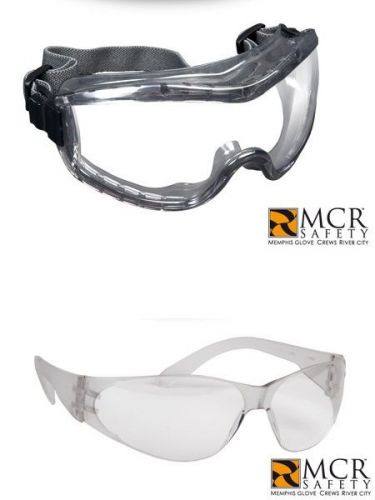 Safety goggles ,safety glasses mcr wide vision anti scratch anti fog protection. for sale