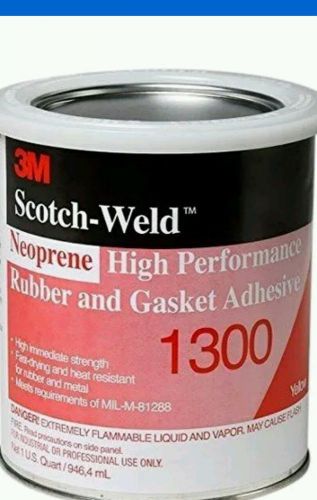 3m 19871 1300 yellow scotch-weld neoprene rubber/gasket adhesive (quart) for sale