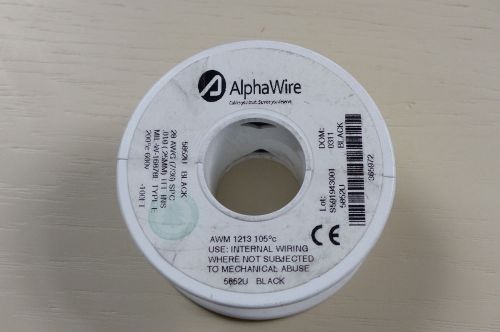 Silver Plated Copper PTFE Wire Cable 26AWG 0,45MM Black HQ 10 meters