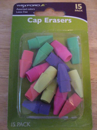 Pencil cap erasers *NEW* neon colors