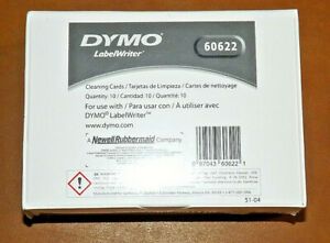 Dymo Labelwriter Cleaning Cards, 10 Cards Total