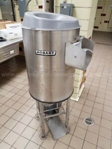 Hobart 6460-1 Commercial 60 lb. Potato Peeler Skinner &amp; Stand Vegetable Kitchen