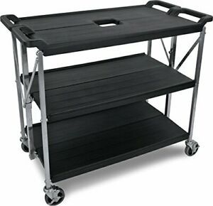 Carlisle SBC203103 Fold &#039;N Go Polyethylene Cart 350 lbs Capacity 31&#034; Length x...