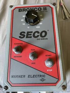warner electric Bronco 2 Model 163 seco DC Drive