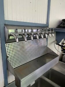Draft Beer Serving System Long Draw Setup with 16 taps Micromatic