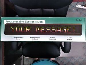 PROLITE  Programmable Electronic Sign