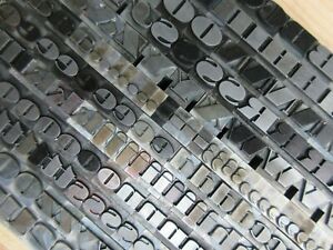 Letterpress Lead Type 30 Pt. Nubian - ATF # 510    A11