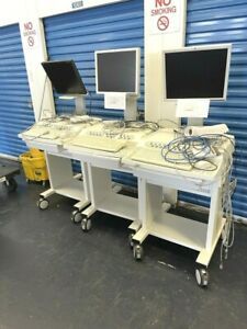 GE CASE STRESS TEST SYSTEM WITH/ T-2100 TREADMILL ( ( LOT OF 3 COMPLETE  UNITS )