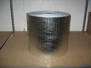 3/16&#034; Double Foil Bubble Insulation Reflective Wrap - 16&#034; X 125&#039; SHIPS FREE!