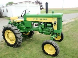 VINTAGE, RARE, LOW PRODUCTION, JOHN DEERE 330, TWO-CYLINDER TRACTOR