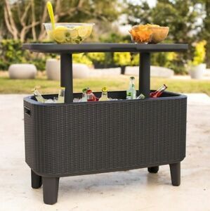 Bar Table Cooler Combo Serving Station Ice Cold Party Cooling Drinks Large Size
