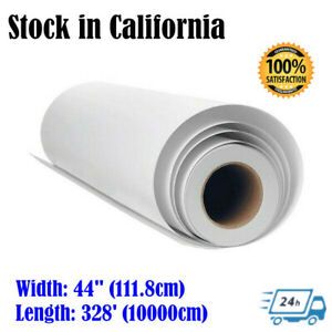 100g 44&#034;328ft High Tacky / Sticky Sublimation Heat Transfer Paper Roll