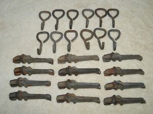 Antique Maple spouts  lot of 12 with bucket hooks