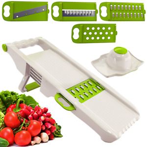 Zekpro Mandoline Slicer, Vegetable Chopper with 5 Interchangeable Blades OPENBOX