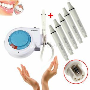 Dental Piezo Ultrasonic Scaler Compatible EMS Tips + 5* Extra Handpiece SANDENT