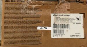 BOX OF BD 20ML SYRINGE SLIP TIP REF:302831 EXP:2022