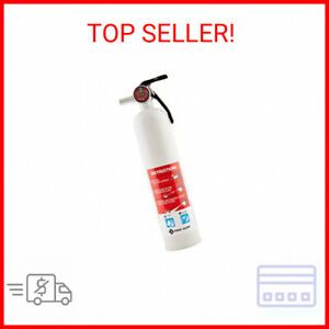 First Alert Fire Extinguisher, Car and Marine Fire Extinguisher, White, FE10GR