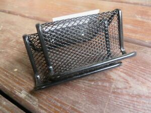Business Card Holders - Black Mesh