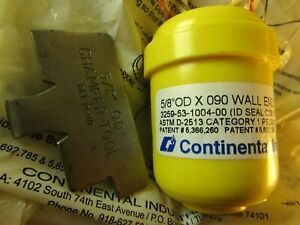 Continental 5/8&#034; OD x .090 ID Seal Con-Stab Wall End Caps # 34-4861-21