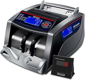 Automatico Falsificacion Detector De Billetes De Dinero Maquina Con Pantalla UV