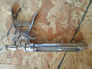 Sutter Mondial Veterinary Syringe Pistol Grip Gun Metal
