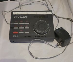 Vintage The Dymo Electric 3000 Tapewriter Label Embosser Tape Maker Tested