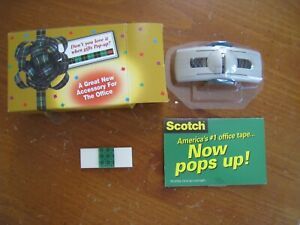 3M Scotch Pop Up Tape Handband Dispenser + 1 Refill In Gift Box NEW SHIPS FREE