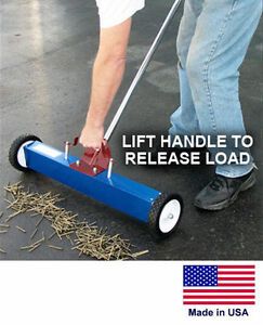 MAGNETIC SWEEPER Commercial/Industrial - 30&#034; Cleaning Path - with Load Release