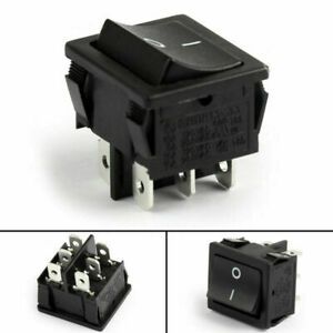 4xWaterproof R13-33C Rocker Switch 6Pin 2 Position DPDT 6A/250VAC 10A/125VAC TC