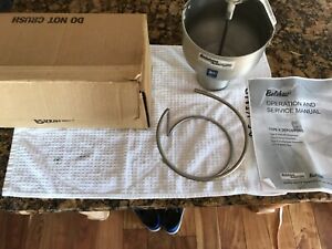 Belshaw Type K Donut Depositor W Box, 1&#034; Mini Donut Plunger-Used several times