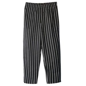 Chef Working Pants Restaurant Elastic Comfy Cook Work Trousers M Stripe