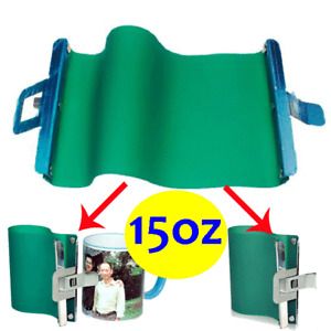 US 5pcs15OZ 3D Sublimation Silicone Mugs Wrap,15OZ Cup Mug Clamp Fixture