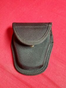 Blackhawk! Black Nylon Handcuff Carrier Pouch Holster Holder Case Button