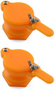 SDTC Tech 2-Pack Honey Gate Valve Yellow Nylon Extractor Tap for Bucket Beekeepi