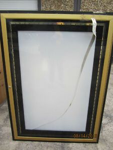 Gold Black Back Lighted One Sheet Theater Poster Case ! Handy Man Special !
