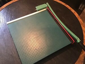 Vintage Premier Paper Cutter by Martin and Yale 19 X 19 Guillotine Style Sharp