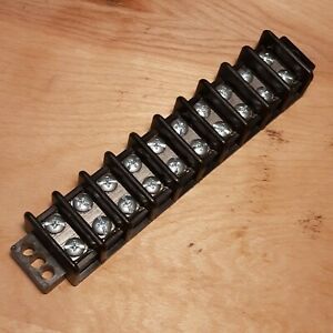Terminal Block 10 Circuit 22-10 G B Gardner Bender GTB 410   Swanky Barn