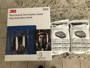 3m 6900 full face respirator With Cartridges