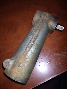 Vintage Chicago Pneumatic right angle impact attatchement C-81771