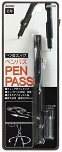 Raymay Pen Style Portable Compass Penpass Regular Lead Type, Black ... fromJAPAN