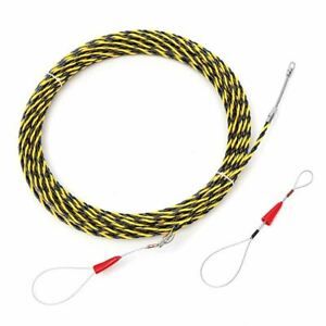 5M/10M/15M/20M/25M 6mm Spiral Cable Puller Conduit Snake Cable Rodder Fish Tape