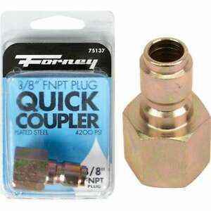 Forney 3/8 In. Female Quick Connect Pressure Washer Plug 75137  - 1 Each
