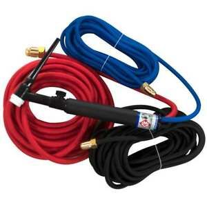 CK300 Water Cooled TIG Torch Kit Flex Valve 350A 25&#039; Super-Flex CL325VSF FX