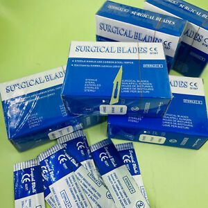 500PCS Surgical Scalpel Blades Dental Medical Instruments 11# Size Carbon Steel
