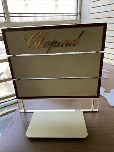 Rare CHOPARD boutique display sign.
