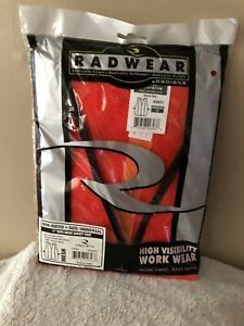 Radwear Universal Orange Reflective Safety Vest, Type R, Class 2, Mesh - NEW