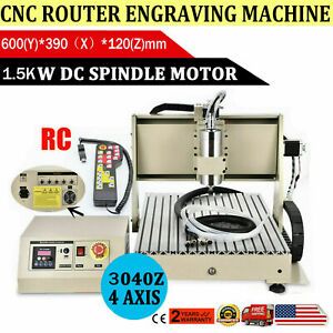 USB 3Axis CNC 6040 Engraving Drilling Machine Mill 3D Cutter Engraver Router+RC!