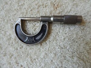Vintage Brown &amp; Sharpe 1 Inch Micrometer pre-owned