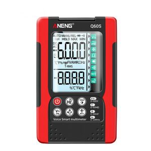 ANENG Q60S Professional Digital Smart Multimeter Voice Meter Tester Capacitance