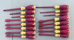 Wiha Insulated 16 pc. Screwdrivers Slotted &amp; Phillips &amp; Nutdrivers Metric &amp; SAE